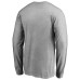 Футболка с длинным рукавом Arizona Cardinals Ash Iconic Collection On Side Stripe