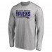 Футболка с длинным рукавом Baltimore Ravens Iconic Collection On Side Stripe - Ash