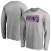 Футболка с длинным рукавом New England Patriots Iconic Collection On Side Stripe - Ash Футболка с длинным рукавом New England Patriots Iconic Collection On Side Stripe - Ash