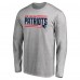 Футболка с длинным рукавом New England Patriots Iconic Collection On Side Stripe - Ash