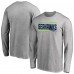 Футболка с длинным рукавом Seattle Seahawks Iconic Collection On Side Stripe - Ash