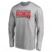 Футболка с длинным рукавом Tampa Bay Buccaneers Iconic Collection On Side Stripe - Ash