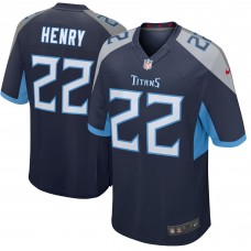 Игровая джерси Derrick Henry Tennessee Titans Nike - Navy