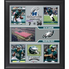 Philadelphia Eagles Fanatics Authentic 2017 NFC Champions Framed 15 x 17 Collage