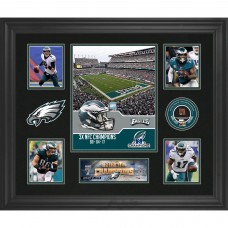 Philadelphia Eagles Fanatics Authentic 2017 NFC Champions Framed 20 x 24 with a Piece of Game-Used Football - Limited Edition of 250