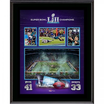 Philadelphia Eagles Fanatics Authentic 10.5 x 13 Super Bowl LII Champions Sublimated Plaque