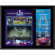 Philadelphia Eagles Fanatics Authentic 12 x 15 Super Bowl LII Champions Sublimated Plaque