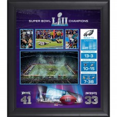 Philadelphia Eagles Fanatics Authentic Framed 15 x 17 Super Bowl LII Champions Team Collage