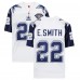 Игровая джерси Autographed Dallas Cowboys Emmitt Smith Fanatics Authentic White Mitchell & Ness Authentic 1995 Throwback Authentic Игровая джерси Autographed Dallas Cowboys Emmitt Smith Fanatics Authentic White Mitchell & Ness Authentic 1995 Throwback Authentic