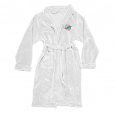 Miami Dolphins The Northwest Company Silk Touch Robe - White