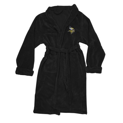 Minnesota Vikings The Northwest Group Silk Touch Robe - Black