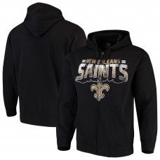 Толстовка на молнии New Orleans Saints G-III Sports by Carl Banks Perfect Season - Black