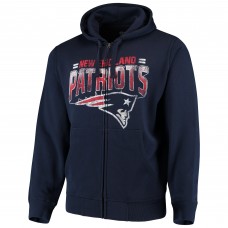 Толстовка на молнии New England Patriots G-III Sports by Carl Banks Perfect Season - Navy