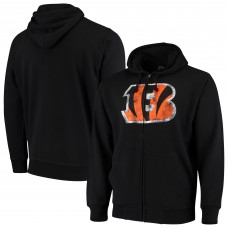 Толстовка на молнии Cincinnati Bengals G-III Sports by Carl Banks Primary Logo - Black