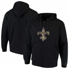 Толстовка на молнии New Orleans Saints G-III Sports by Carl Banks Primary Logo - Black