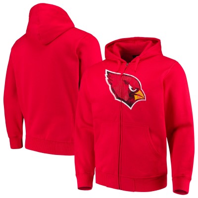 Толстовка на молнии Arizona Cardinals G-III Sports by Carl Banks Primary Logo - Cardinal