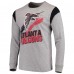 Atlanta Falcons G-III Sports by Carl Banks Wide Receiver Long Sleeve T-Shirt - Heathered Gray/Black
