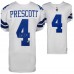 Игровая джерси Autographed Dallas Cowboys Dak Prescott Fanatics Authentic White Nike Elite