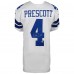 Игровая джерси Autographed Dallas Cowboys Dak Prescott Fanatics Authentic White Nike Elite