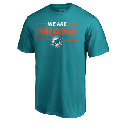Miami Dolphins Aqua We Are Icon T-Shirt