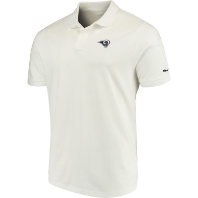Los Angeles Rams Vineyard Vines White Edgartown Tri-Blend Polo