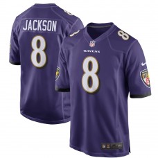 Игровая джерси Lamar Jackson Baltimore Ravens Nike Game Player - Purple