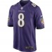 Игровая джерси Lamar Jackson Baltimore Ravens Nike Game Player - Purple