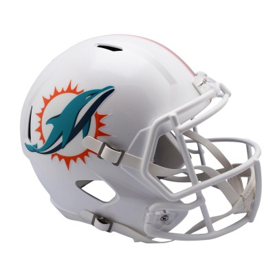 Miami Dolphins Riddell Replica Revolution Speed Full-Size Football Helmet for Display