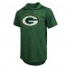 Футболка с капюшоном Aaron Rodgers Green Bay Packers Player Name & Number Tri-Blend - Green