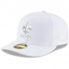 Бейсболка New Orleans Saints New Era White on White Low Profile 59FIFTY