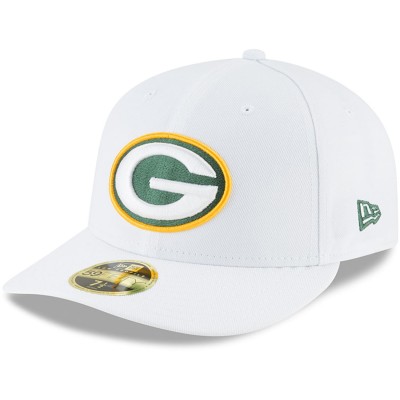 Бейсболка Green Bay Packers New Era Omaha Low Profile 59FIFTY - White