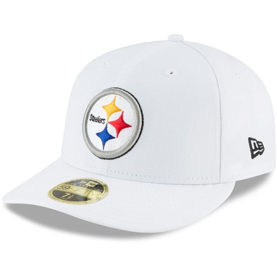 Бейсболка Pittsburgh Steelers New Era White Omaha Low Profile 59FIFTY