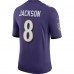 Игровая джерси Lamar Jackson Baltimore Ravens Nike Speed Machine Limited - Purple