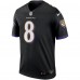 Baltimore Ravens Lamar Jackson Nike Black Legend Player Performance Top
