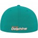 Бейсболка Miami Dolphins New Era Aqua Team Classic Throwback 39THIRTY