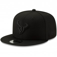 Бейсболка Houston Texans New Era Black Black On Black 9FIFTY