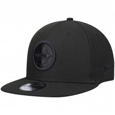 Бейсболка Pittsburgh Steelers New Era Black Black On Black 9FIFTY