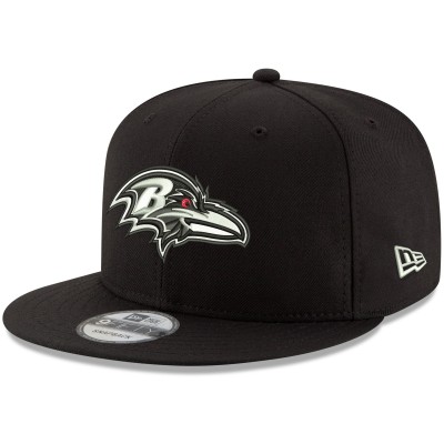 Бейсболка Baltimore Ravens New Era Black B-Dub 9FIFTY