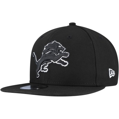 Бейсболка Detroit Lions New Era Black B-Dub 9FIFTY