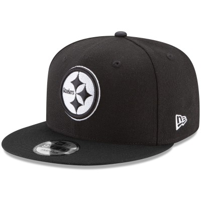 Бейсболка Pittsburgh Steelers New Era Black B-Dub 9FIFTY