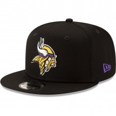 Бейсболка Minnesota Vikings New Era Black Basic 9FIFTY Snapback