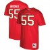Футболка Derrick Brooks Tampa Bay Buccaneers Mitchell & Ness Retired Player Name and Number - Red