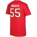 Футболка Derrick Brooks Tampa Bay Buccaneers Mitchell & Ness Retired Player Name and Number - Red