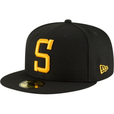 Бейсболка Pittsburgh Steelers New Era Black Omaha 59FIFTY