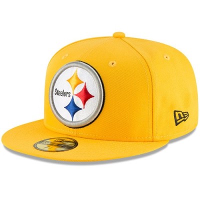 Бейсболка Pittsburgh Steelers New Era Gold Omaha 59FIFTY