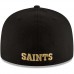 Бейсболка New Orleans Saints New Era Omaha Throwback 59FIFTY - Black