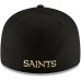 Бейсболка New Orleans Saints New Era Alternate Logo Omaha Low Profile 59FIFTY - Black