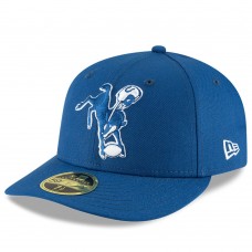 Бейсболка Indianapolis Colts New Era Royal Omaha Throwback Low Profile 59FIFTY