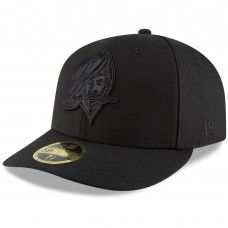 Бейсболка Tampa Bay Buccaneers New Era Historic Logo Black on Black Low Profile 59FIFTY II - Black