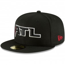 Бейсболка Atlanta Falcons New Era Omaha 59FIFTY  - Black